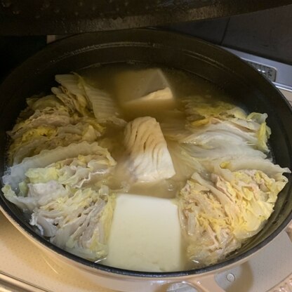 この時期最高ですね〜！白菜がもりもり食べれました！